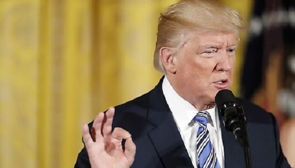 US President Donald Trump. (AP-Yonhap)