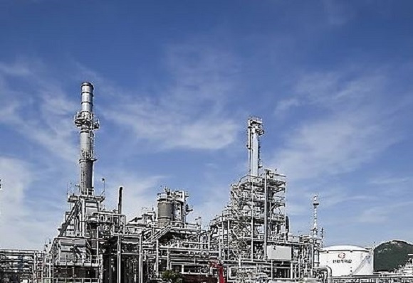 Hanwha Chemical Corp.'s plant in Yeosu, South Korea. (Yonhap)