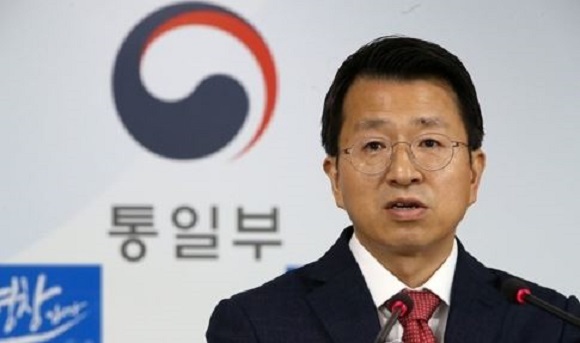 Ministry of Unification's spokesman Baik Tae-hyun (Yonhap)