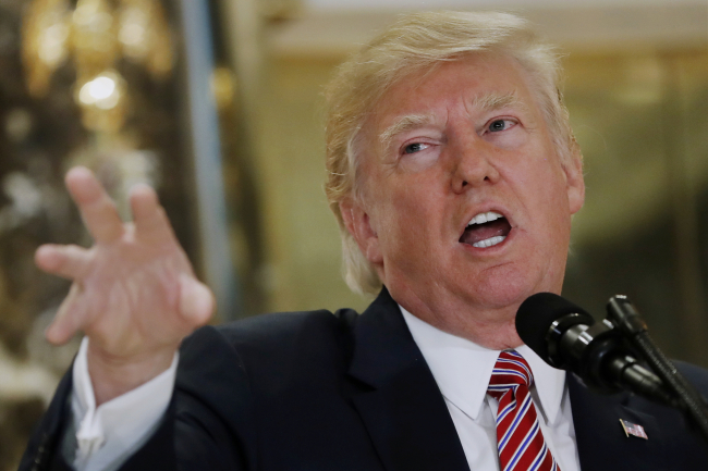 US President Donald Trump (AP-Yonhap)