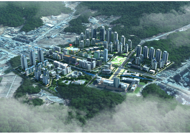 용인 역삼지구 개발사업 조감도
용인 역삼지구 개발사업 조감도