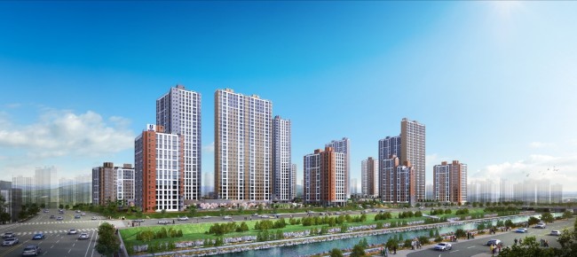 <반도건설이 8월중순 분양예정인 ’원주기업도시 반도유보라 아이비파크’ 투시도>
<반도건설이 8월중순 분양예정인 ’원주기업도시 반도유보라 아이비파크’ 투시도>