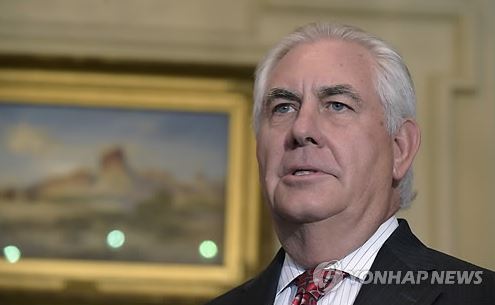 US Secretary of State Rex Tillerson. (AFP-Yonhap)