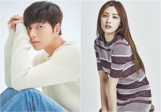 Park Hae-jin (left) and Nana