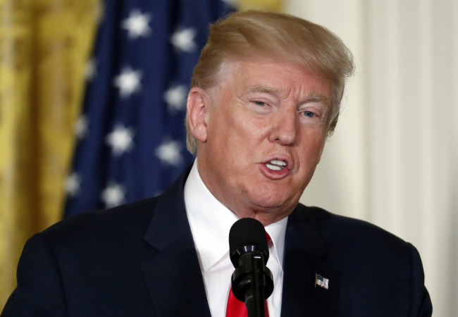 US President Donald Trump (AP-Yonhap)