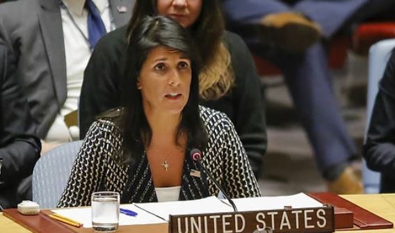 This AFP file photo shows US Ambassador to the United Nations Nikki Haley. (Yonhap)