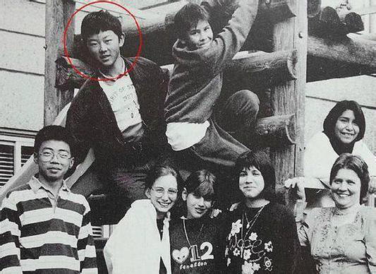 This picture shows a young Kim Jong-un at his school in Bern. (Yonhap)