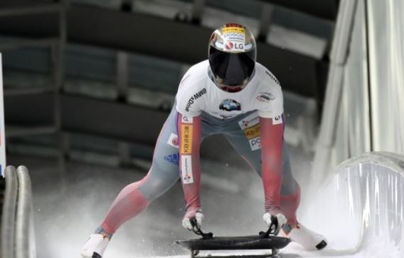 Skeleton slider Yun Sung-bin (Yonhap)