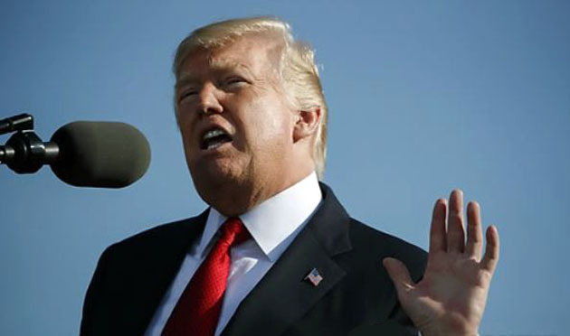 US President Donald Trump. (AP-Yonhap)