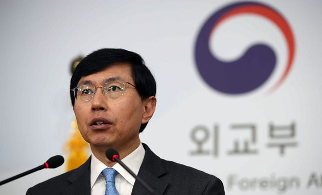 Foreign ministry spokesman Cho June-hyuck (Yonhap)
