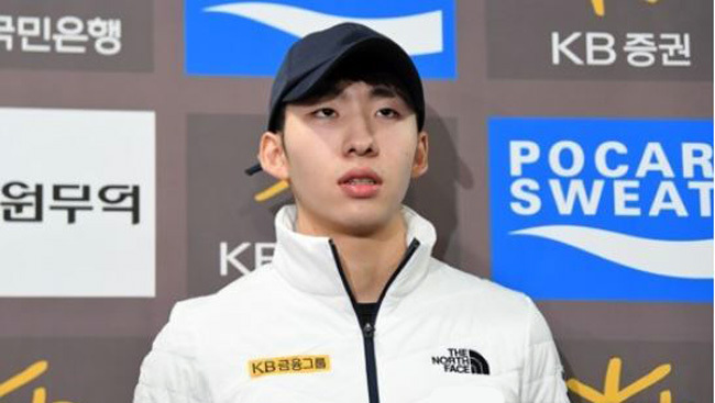 South Korean short track speed skater Lim Hyo-jun speaks to reporters during a press conference at the National Training Center in Seoul on Sept. 18, 2017. (Yonhap)