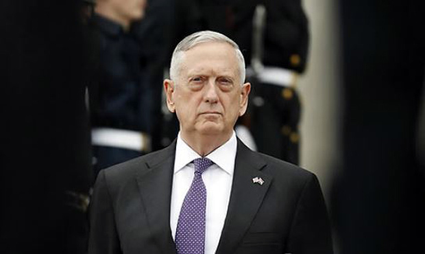 US Defense Secretary Jim Mattis. (AP-Yonhap)