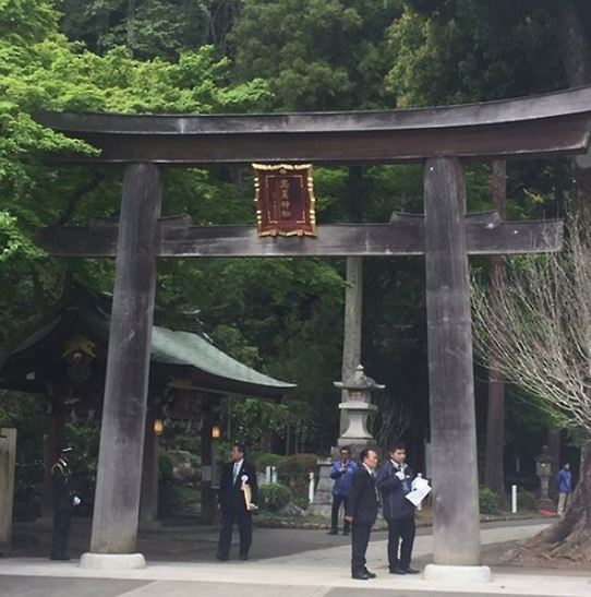 This undated file photo shows the Koma Shrine in Japan. (Yonhap)