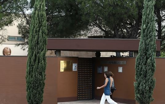 North Korean Embassy in Madrid. (EPA-Yonhap)
