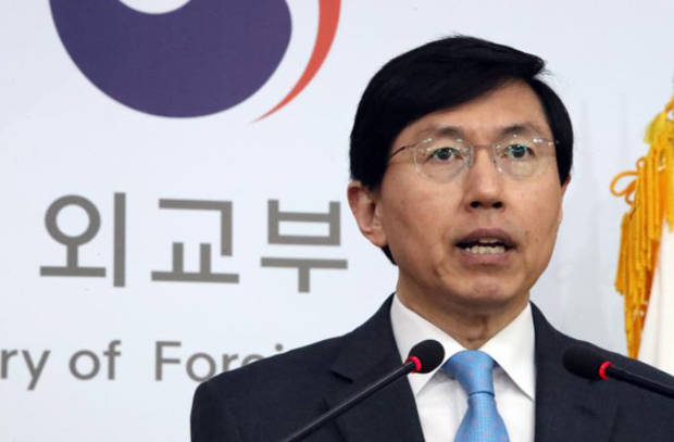 South Korean foreign ministry spokesman Cho June-hyuck (Yonhap)