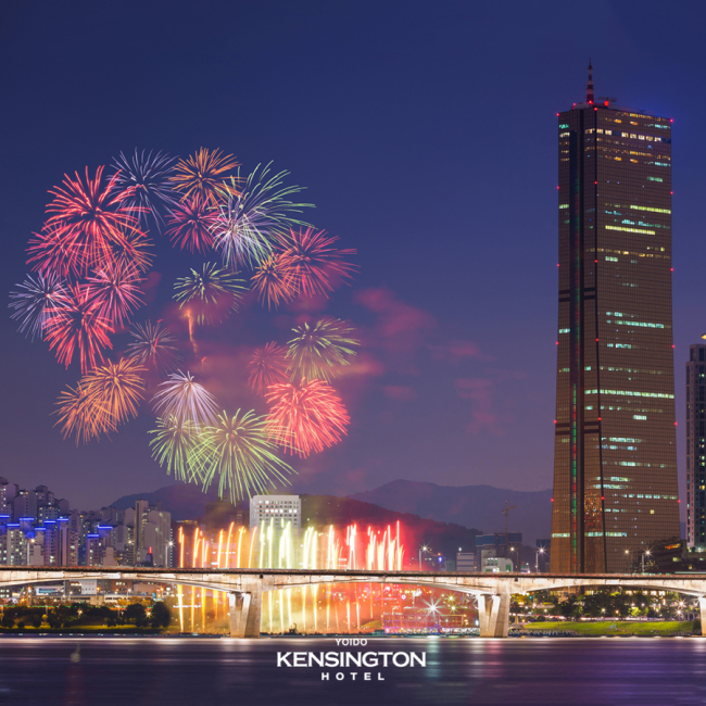 여의도 불꽃축제 이미지. [제공=이랜드]