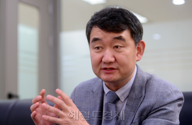 이순형 라온시큐어 대표는 FIDO시장 확대로 해외시장 진출을 꿈꾸고 있다.  이상섭 기자/babtong@