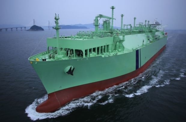 This photo, provided by Samsung Heavy Industries Co., shows its floating storage and regasification unit. (Yonhap)