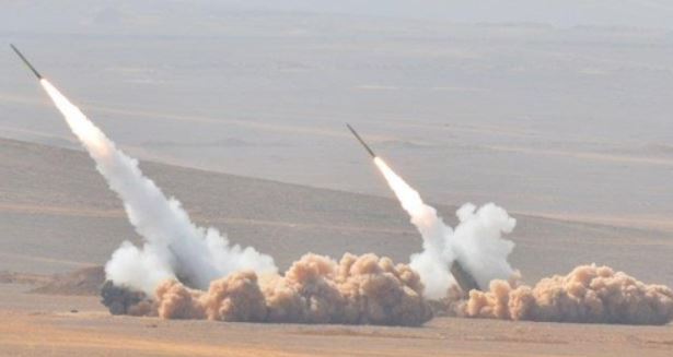 HIMARS artillery rockets being fired. (Photo courtesy of US Army)(Yonhap)