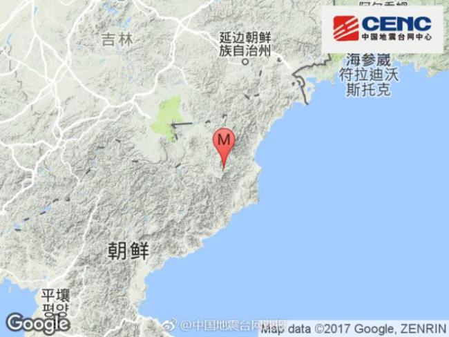 China Earthquake Networks Center said 3.4-magnitude earthquake was detected in northwest of North Korea. Yonhap