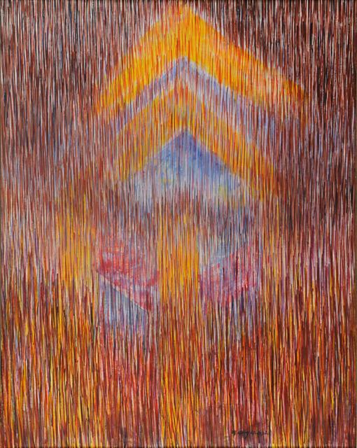 강국진, 가락 85 노란 빛, 1985, 캔버스에 유채, 116.6×90.7cm.
[사진제공=금산갤러리]