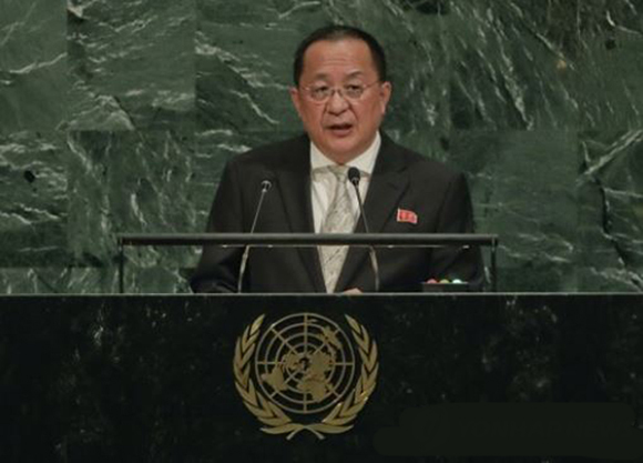North Korean Foreign Minster Ri Yong-ho (Yonhap)