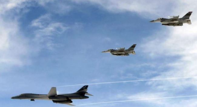 US B-1B Lancer bombers (South Korean Air Force/Yonhap)