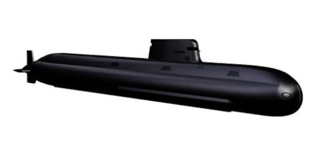 An image of South Korea's 3,000-ton attack submarine. (Yonhap)