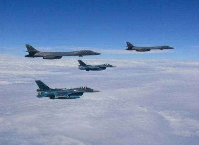 US Air Force B-1B bombers (Yonhap)