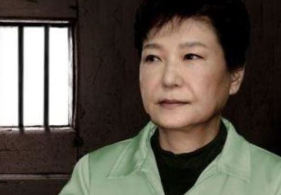 Ex-President Park Geun-hye at Seoul Detention Center (Yonhap)