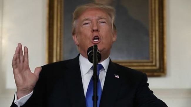 US President Donald Trump. (AP-Yonhap)