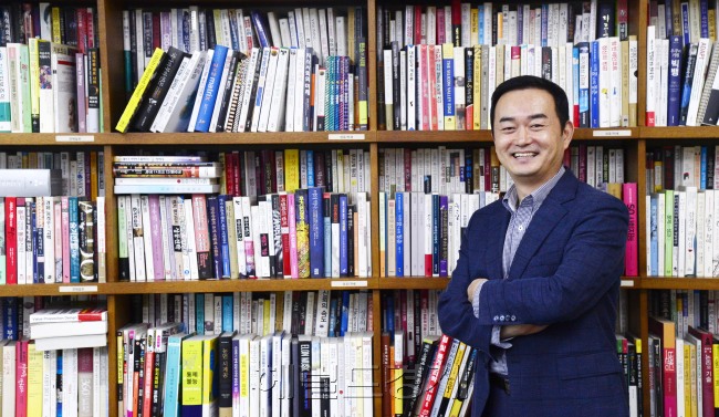 조종암 엑셈 대표는 콘텐츠 중심의 엔지니어 육성 정책을 회사의 핵심 경쟁력으로 꼽았다 [사진=박해묵 기자/mook@heraldcorp.com]