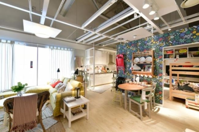 This photo provided by global furniture giant IKEA's Korean unit on Oct. 12, 2017, shows a room set at its second store in Goyang in the northwestern outskirts of Seoul. IKEA said it has prepared 42 room sets in the new store, which opened Oct. 19. (Yonhap)