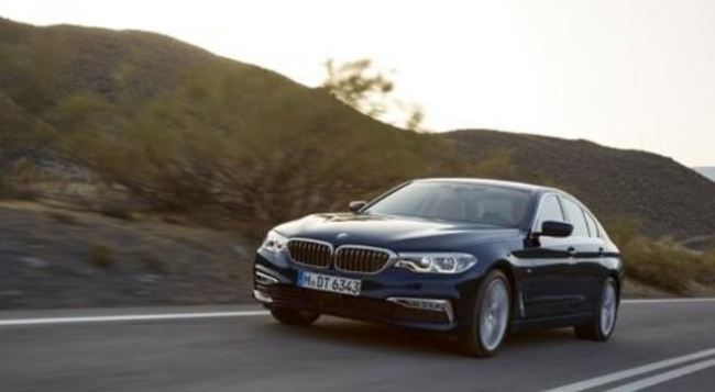 BMW's new 5-series sedan (Yonhap)