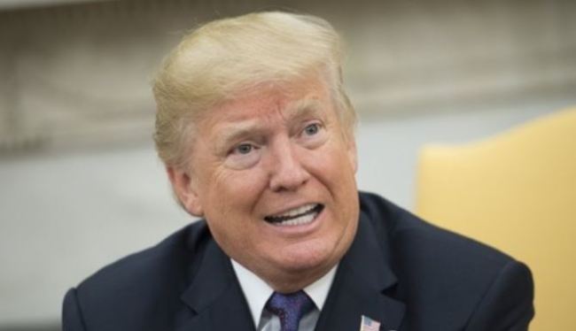 This EPA file photo shows US President Donald Trump. (Yonhap)
