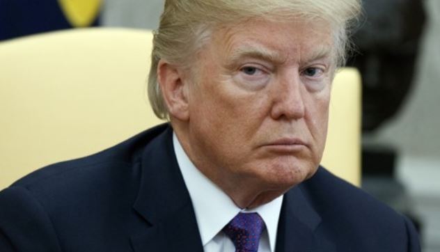 This AP file photo shows US President Donald Trump. (Yonhap)