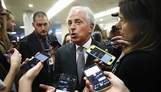 This AP file photo shows Sen. Bob Corker. (Yonhap)