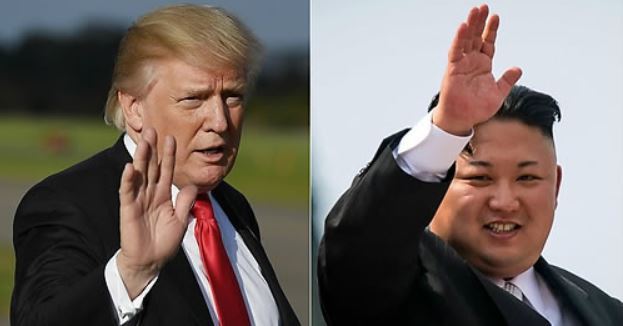 US President Donald Trump (L) and North Korean leader Kim Jong-un. (AFP-Yonhap)