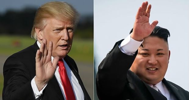 US President Donald Trump (L) and North Korean leader Kim Jong-un. (AFP-Yonhap)