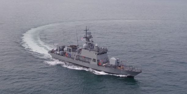 South Korea's new 230-ton high-speed patrol boat, the PKMR-211, is being tested in this file provided by the Defense Acquisition Program Administration. (Yonhap)