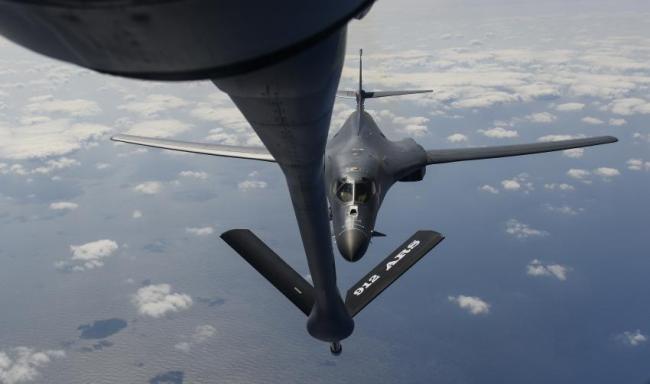 US B-1B Lancer bombers (AP-Yonhap)