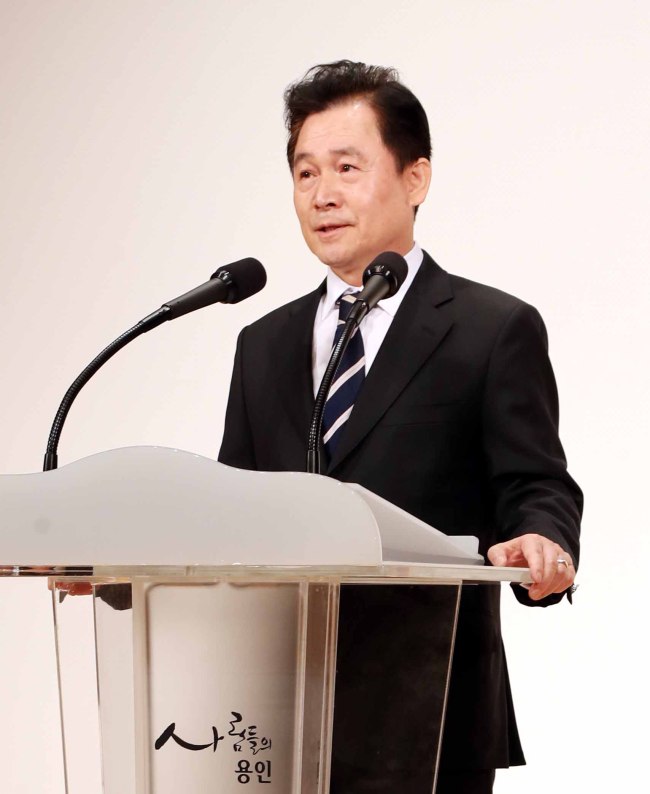김재일 용인제2부시장이 취임사를 하고있다.[사진제공=용인시]
김재일 용인제2부시장이 취임사를 하고있다.[사진제공=용인시]
