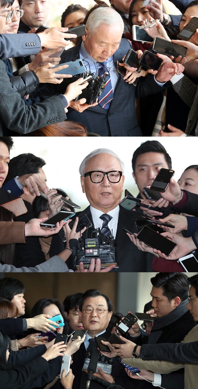 Nam Jae-joon, Lee Byong-ho and Lee Byung-kee, from top to bottom (Yonhap)