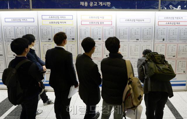 청년층 고용상황이 개선될 기미를 보이지 않고있다. 10월 15~29세 청년층의 실업률은 전년대비 0.1%포인트 상승한 8.6%를 기록했다. 대졸 청년층인 25~29세의 실업률은 같은 기간 0.4%포인트 늘었다. [헤럴드DB]