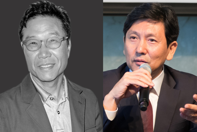 (Left) Lee Soo-man (Variety), Jeong Tae-sung (CJ Entertainment)