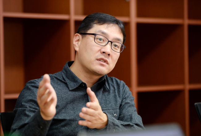 Simon Seok-heun Kang, CEO and partner of venture capital Bon Angels. (Park Hyun-koo/The Korea Herald)