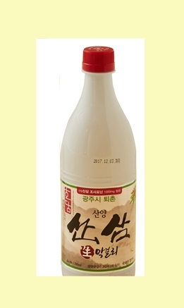 올해 최고의 전통주로 선정된 '호담 산양산삼 생 막걸리' [사진제공=농림축산식품부]