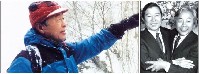 22일 YS 서거 2주기를 맞아 여야 정치인이 한자리에 모인다. 새정부 출범 6개월여가 지나면서 인사갈등과 적폐청산으로 ‘협치’의 근간이 흔들리고 있는 시기에 정치 지도자들이 한자리에 모여 YS의 마지막 유훈인 ‘통합과 화합’의 정치를 복원시킬지 관심이 모아지고 있다. 사진은 김영삼 전 대통령이 생전 눈 덮인 산에 오르는 모습 (왼쪽). 민주화추진협의회 공동의장 시절인 1985년 고 김대중 공동의장 자택서 회동 당시 김영삼 전대통령 모습. [헤럴드경제 DB]