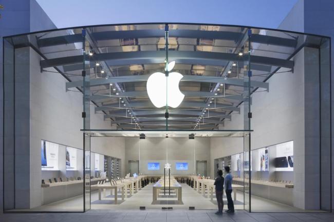 The first Apple Store in Korea is expected to feature an exterior glass wall.
