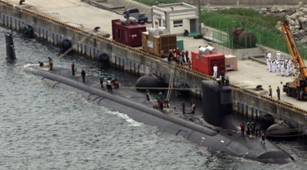 The USS Mississippi, a US nuclear-powered submarine (Yonhap)